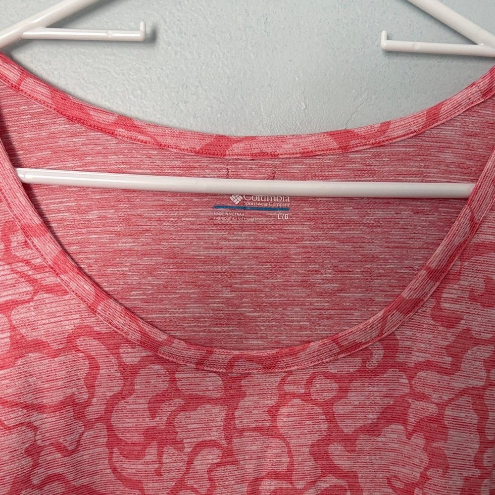 Columbia Pink Patterned Top large